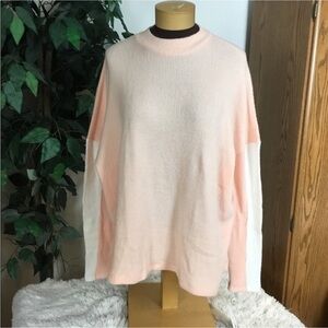 Apt 9 mock neck two tone long sleeve pullover Woman’s size XXL lightweig…